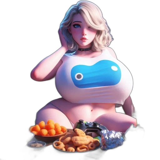 food, dress, robot, creature, concept art, 3d render, fantasy art, pixel art transparent PNG cut-out