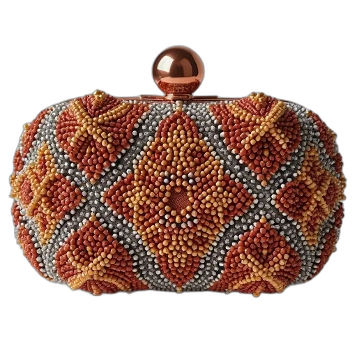 jewelry, crown, beaded, clutch transparent PNG cut-out