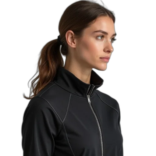 jacket, staff, face, womens transparent PNG cut-out