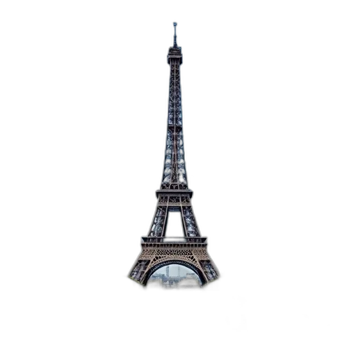 building, umbrella, jewelry, 3d render, photorealistic, pixel art, concept art, eiffel transparent PNG cut-out
