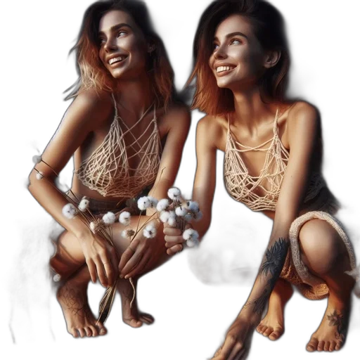 jewelry, dress, concept art, fantasy art, photorealistic, pixel art, earth tones, two transparent PNG cut-out