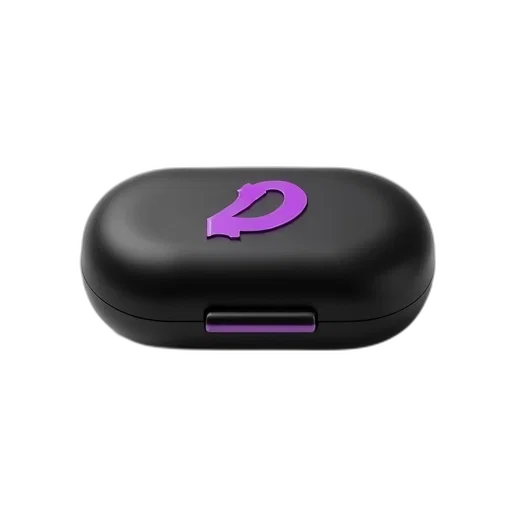 jewelry, 3d render, dark, black, rectangular, soft-sided, case, purple transparent PNG cut-out