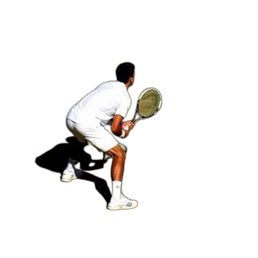 staff, photorealistic, pixel art, 3d render, cartoon, tennis, player, white transparent PNG cut-out