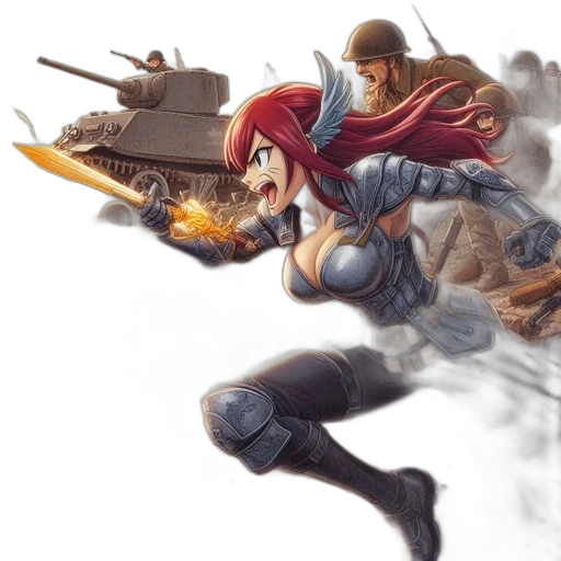 weapon, sword, fantasy art, concept art, comic book art, pixel art, fire, woman transparent PNG cut-out