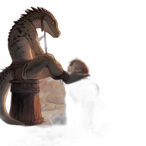 dragon, bottle, creature, concept art, fantasy art, watercolor, photorealistic, fire transparent PNG cut-out