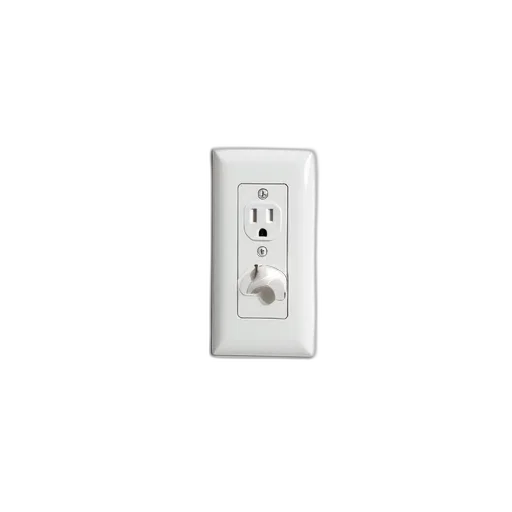 3d render, hampton, outlet, wall, plate, white transparent PNG cut-out