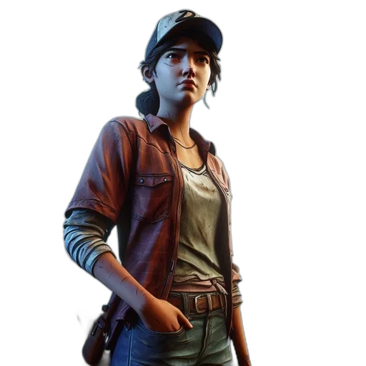 jacket, hat, weapon, concept art, 3d render, photorealistic, early, morning transparent PNG cut-out