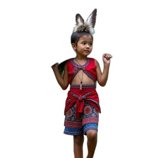 dress, animal, mask, creature, 3d render, concept art, photorealistic, pixel art transparent PNG cut-out