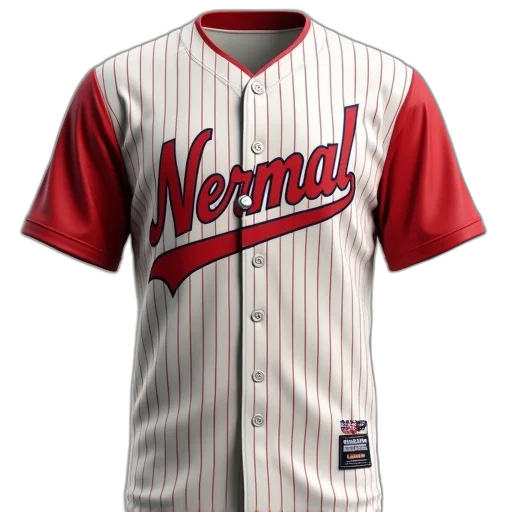 nermal, baseball, jersey, made transparent PNG cut-out