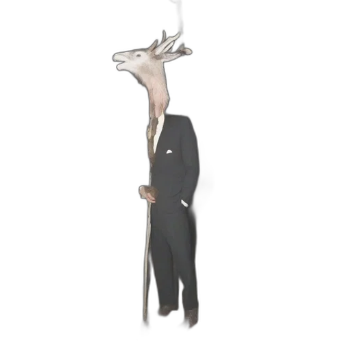 staff, animal, creature, hat, concept art, 3d render, cartoon, fantasy art transparent PNG cut-out