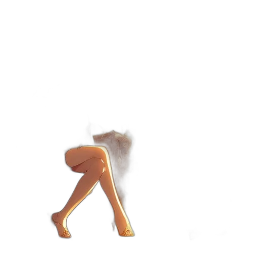 staff, hair, shoes, weapon, 3d render, concept art, photorealistic, watercolor transparent PNG cut-out