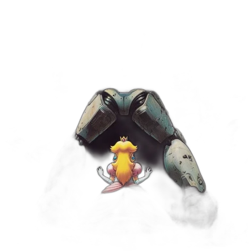 robot, creature, mask, dragon, concept art, watercolor, pixel art, fantasy art transparent PNG cut-out