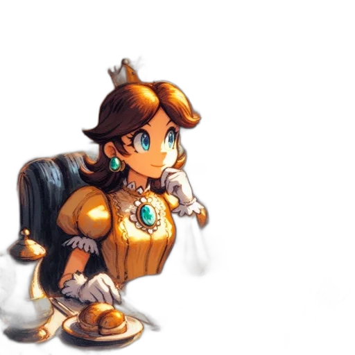 staff, robot, weapon, crown, concept art, pixel art, fantasy art, 3d render transparent PNG cut-out