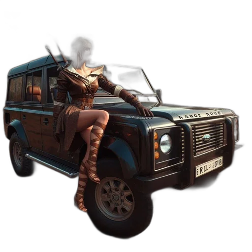 car, weapon, animal, staff, concept art, 3d render, fantasy art, pixel art transparent PNG cut-out