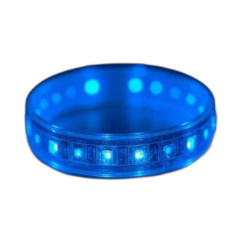 jewelry, 3d render, blue, led transparent PNG cut-out