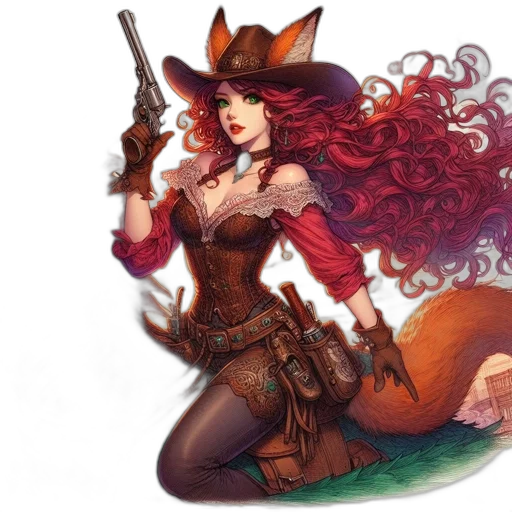 weapon, staff, fantasy art, concept art, comic book art, pixel art, red, woman transparent PNG cut-out