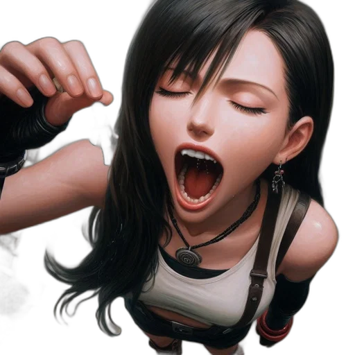 weapon, face, photorealistic, concept art, 3d render, fantasy art, woman, dark transparent PNG cut-out