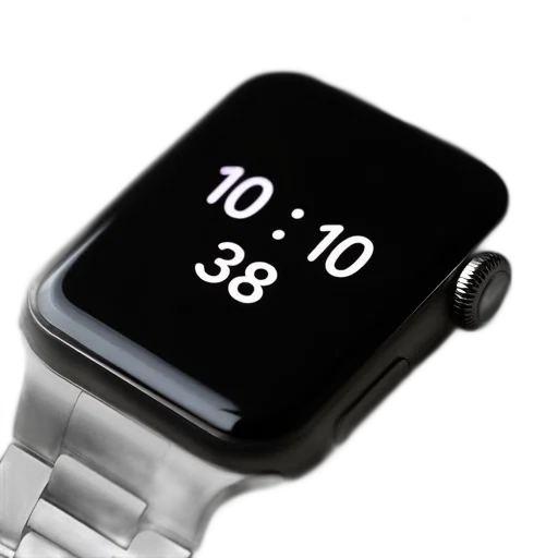 jewelry, 3d render, close-up, image, smartwatch, black, screen, displaying transparent PNG cut-out