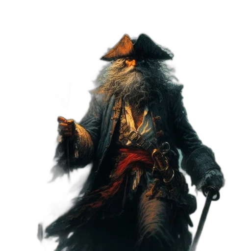 staff, jacket, hat, weapon, concept art, fantasy art, photorealistic, comic book art transparent PNG cut-out