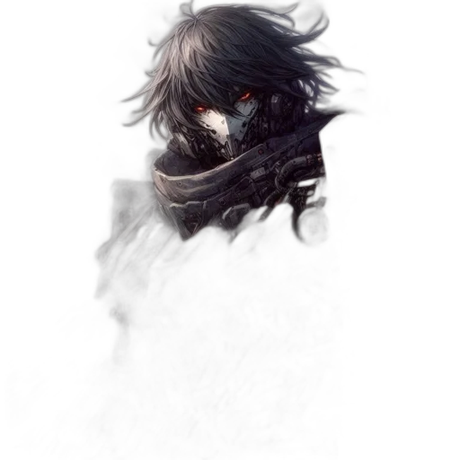 mask, face, weapon, dragon, concept art, fantasy art, pixel art, photorealistic transparent PNG cut-out