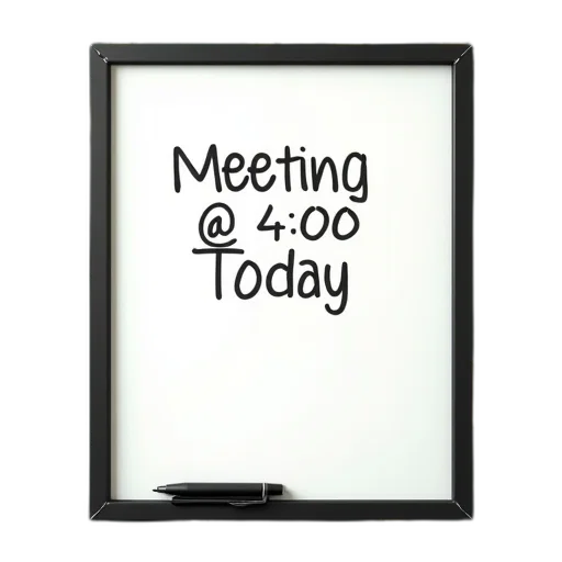 whiteboard, black, frame, mounted, wall, has, green, gold transparent PNG cut-out