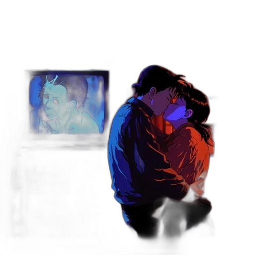 jacket, vaporwave, pixel art, concept art, watercolor, neon lights, fire, underwater transparent PNG cut-out