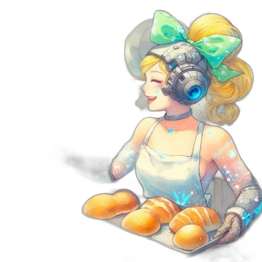 mask, food, dress, creature, watercolor, concept art, pixel art, vaporwave transparent PNG cut-out