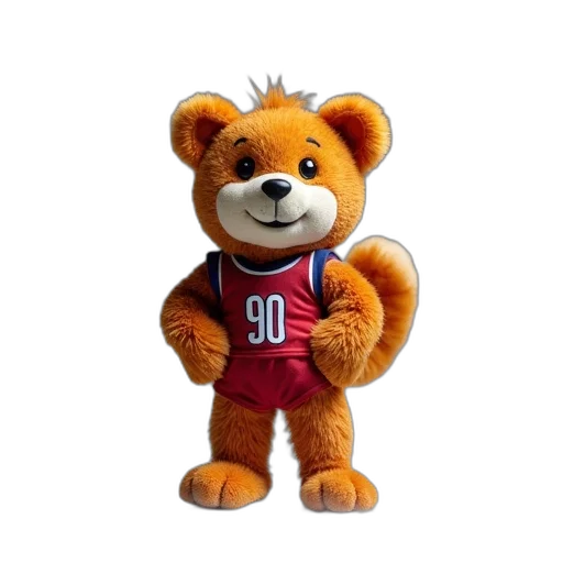 3d render, clear, plaque, photo, school, mascot transparent PNG cut-out