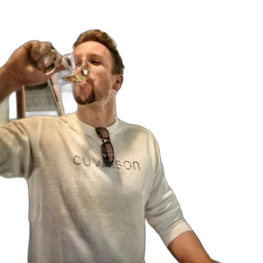 bottle, weapon, staff, man, wearing, white, shirt, word transparent PNG cut-out