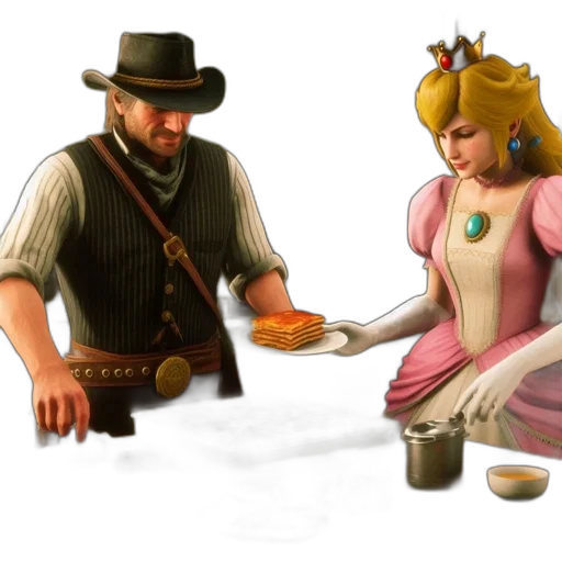 food, hat, crown, staff, concept art, fantasy art, 3d render, pixel art transparent PNG cut-out