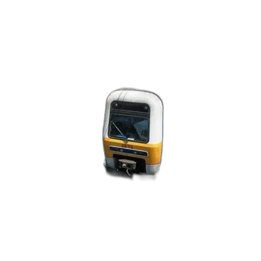 car, robot, photorealistic, 3d render, pixel art, modern, train, yellow transparent PNG cut-out