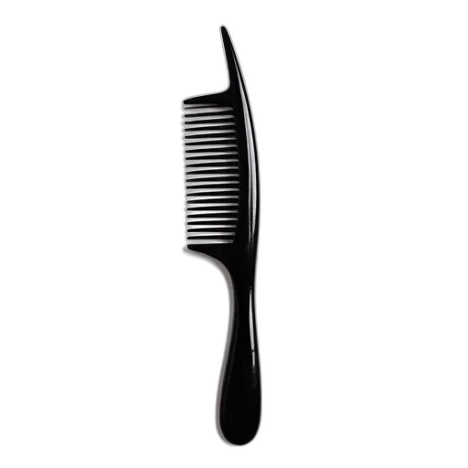 hair, staff, crown, weapon, photorealistic, black, comb, shiny transparent PNG cut-out