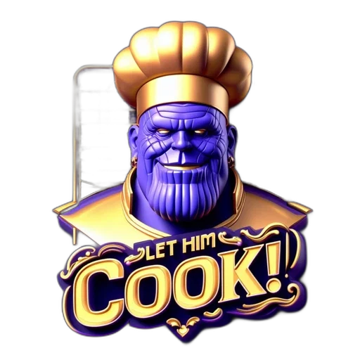 food, crown, staff, hat, 3d render, concept art, pixel art, comic book art transparent PNG cut-out