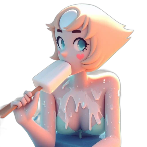 staff, robot, weapon, dress, concept art, 3d render, pixel art, watercolor transparent PNG cut-out