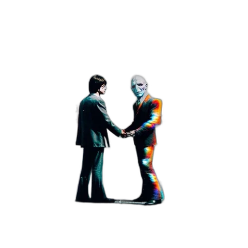 robot, staff, mask, pixel art, concept art, comic book art, 3d render, outer space transparent PNG cut-out
