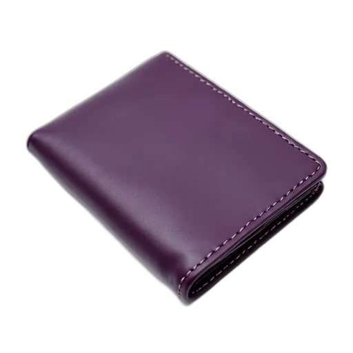 jewelry, 3d render, dark, closed, purple, leather, wallet, visible transparent PNG cut-out