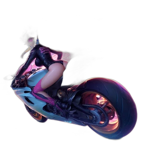 shoes, car, dress, weapon, 3d render, concept art, vaporwave, cyberpunk transparent PNG cut-out