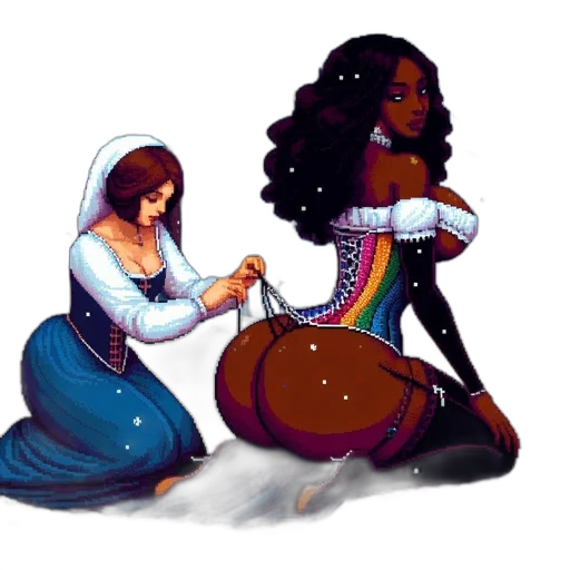 dress, crown, concept art, pixel art, fantasy art, outer space, fire, snow transparent PNG cut-out