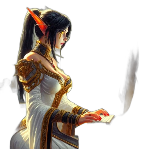 staff, sword, weapon, dress, fantasy art, concept art, pixel art, anime transparent PNG cut-out