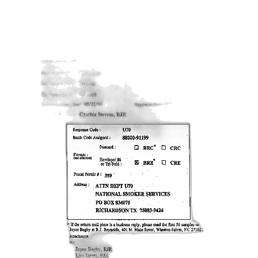 marketing, document, targetbase, dated, response, code, u78, batch transparent PNG cut-out