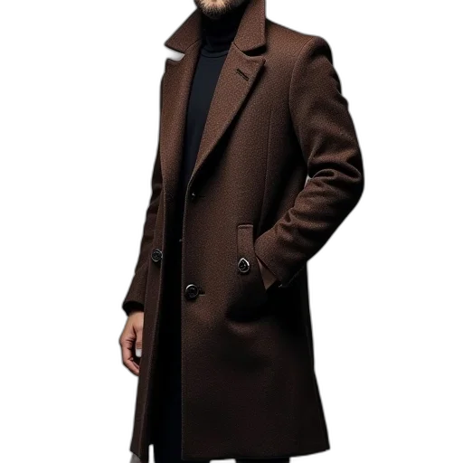 jacket, staff, photorealistic, 3d render transparent PNG cut-out