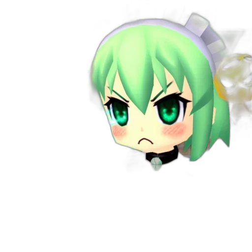 staff, face, flower, crown, 3d render, pixel art, anime, photorealistic transparent PNG cut-out