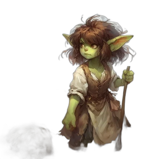 staff, dragon, fantasy art, concept art, pixel art, watercolor, green, earth tones transparent PNG cut-out