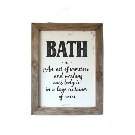 earth tones, framed, sign, distressed, wood, border, hangs, wall transparent PNG cut-out