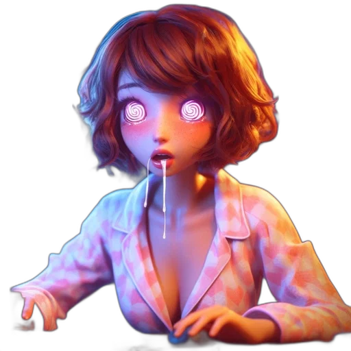 face, creature, jacket, dress transparent PNG cut-out