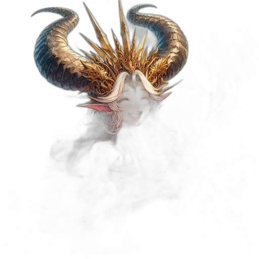 dragon, mask, creature, staff, fantasy art, concept art, photorealistic, 3d render transparent PNG cut-out