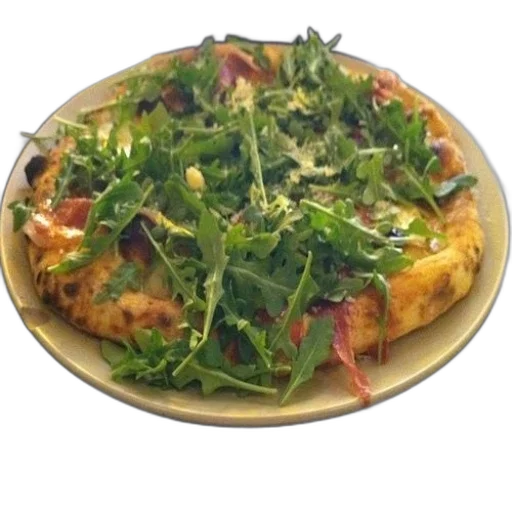 food, pizza, arugula, top transparent PNG cut-out