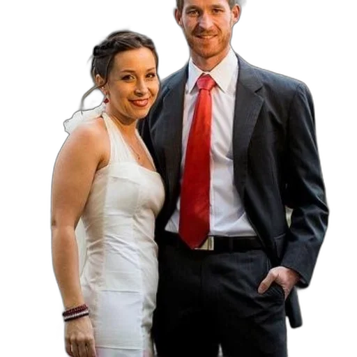 staff, dress, couple, dressed, formal, event, woman, white transparent PNG cut-out