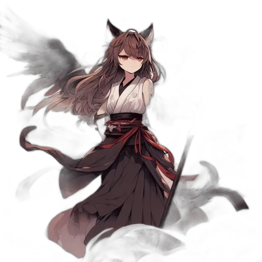 staff, dragon, dress, creature, fantasy art, concept art, anime, pixel art transparent PNG cut-out