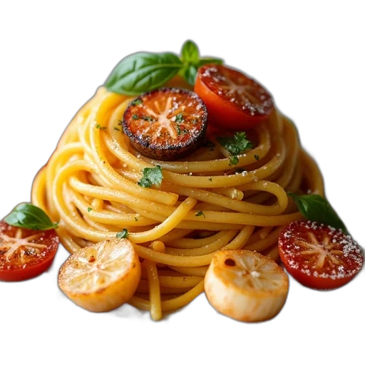 food, animal, dress, hair, photorealistic, 3d render, italian, seafood transparent PNG cut-out